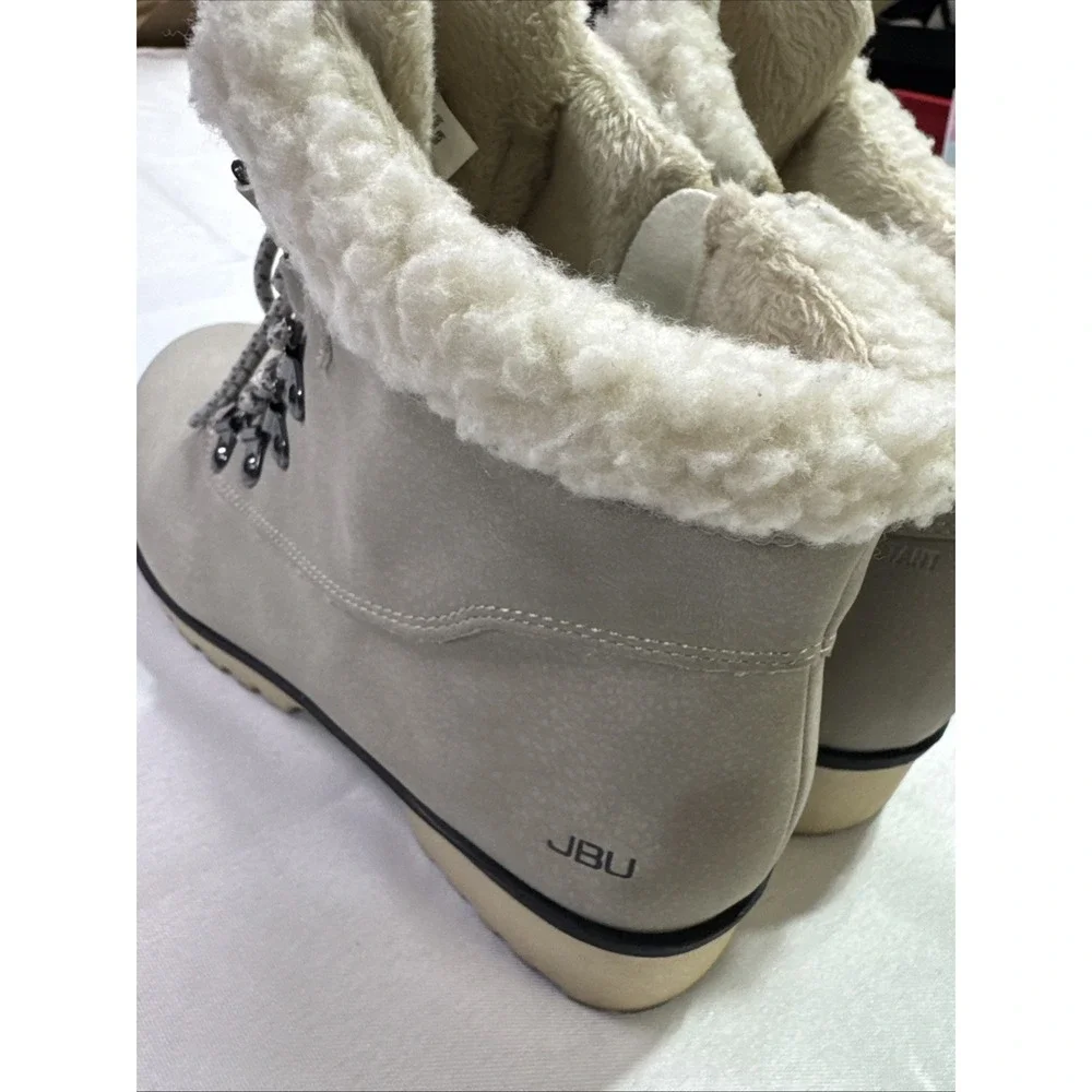 JBU by Jambu Womens Size 6M Water Resistant Faux Fur Winter Ankle Boots
